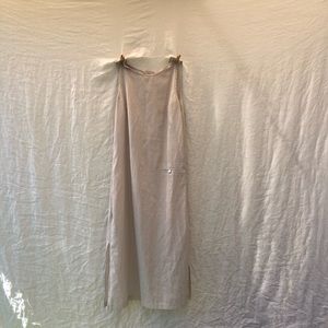 Vinatge light brown checkered dress